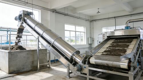 부식 저항성 및 밀폐 된 운송: 폐수 처리에서 스테인레스 스틸 나사 컨베이어의 주요 응용