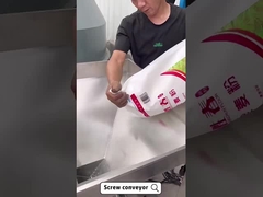 화학 산업용 스테인레스 스틸 유연 기울기 나사 컨베이어