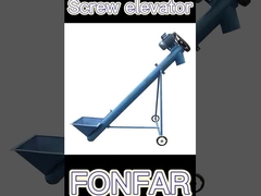 스테인리스 스틸 수직 및 기울기 나선 공급 컨베이어 곡물 처리