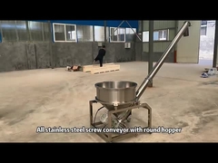 산업용 호퍼 튜브 스테인리스 스틸 U 모양 나사 피더 컨베이어