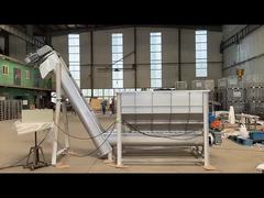 주문형 나선형 셰프트리스 스크루 컨베이어 기계 나선형 컨베이어 스크루 피더