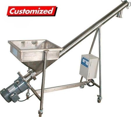 사용자 정의 할 수있는 스테인리스 스틸 열 내성 호퍼 스크루 피더 및 오거 컨베이어