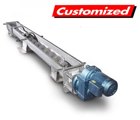 좋은 가격 스테인레스 스틸 열 저항성 산업 재료 취급을 위한 맞춤형 나사 오거 컨베이어 온라인으로