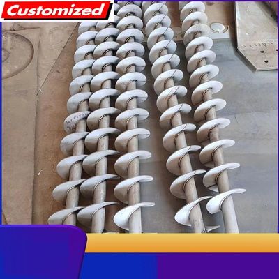 좋은 가격 고정밀 스테인리스 스틸 SS304 SS316 샤프트리스 오거 스크류, 컨베이어 농업 기계 맞춤형 온라인으로