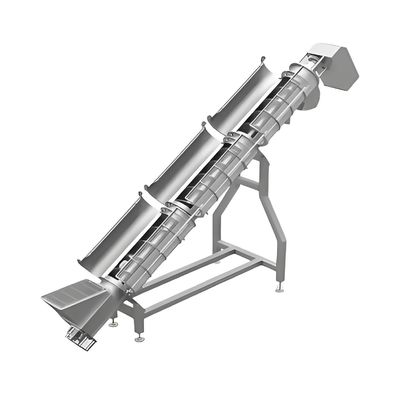 좋은 가격 맞춤 스테인리스 스틸 내구성 스파이럴 컨베이어 식품 처리 및 재질 처리 조정 가능한 속도 온라인으로
