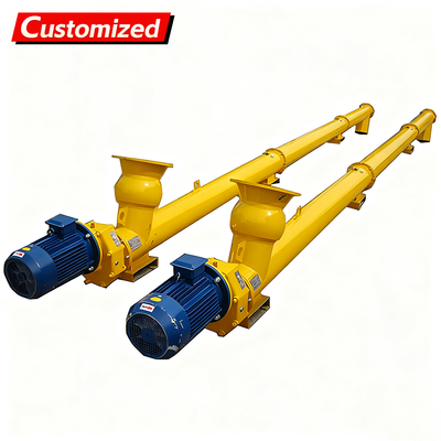 좋은 가격 Custom Auger Conveyor Systems Cement silo discharge Manufacturer Automatic Cement Powder Inclined Auger Screw Conveyor Feeder 온라인으로