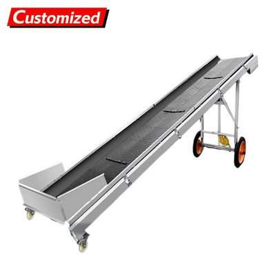 좋은 가격 oem Mobile Folding Industrial Inclined Belt Conveyor for Loading and Unloading Goods Belt Inclined Conveyor Factory, Farms, Energy & Mining, Food & Beverage Shops 온라인으로