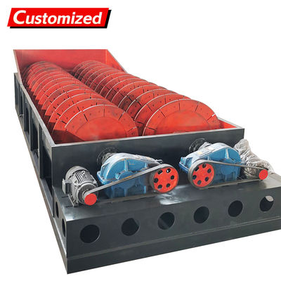 좋은 가격 Industrial Double-Spiral Screw Classifier Sand Washing Machine for Fine Sand Gravel Grit Silica Washing 온라인으로