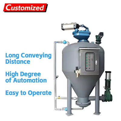좋은 가격 custom Industrial Powder Granule Storage Tank Pump Continuous Lifting Vacuum Pumping Pneumatic Feeder Conveyors Control System 온라인으로
