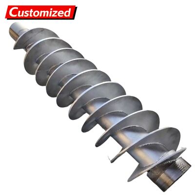 좋은 가격 스크류 컨베이어 부품용 맞춤형 스테인리스 스틸 및 탄소강 스크류 컨베이어 블레이드 (샤프트/샤프트리스 디자인) 에너지 및 광업, 농장, 건설 현장 온라인으로