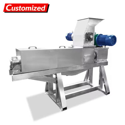 좋은 가격 Custom Food Processing Machinery Coconut Meat Juicer Combination Hammer Mill and Extruder for Fruit and Root Vegetable Processing Juicer 온라인으로