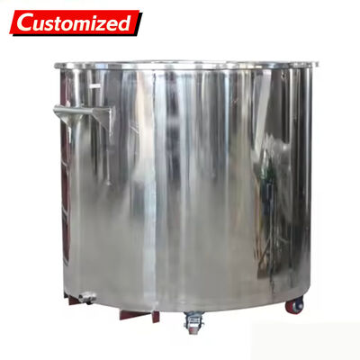 좋은 가격 맞춤 반응 용기 고품질 500L 저장 탱크 SS304/SS316L 스테인리스 스틸 저장 탱크/ 컨테이너 스테인리스 스틸 원자로 산성 또는 부식성 환경에 적합한 화학 원자로 온라인으로