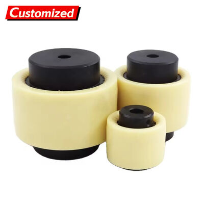 좋은 가격 맞춤형 나일론 수갑 결합 50MM 구멍 직경 1000 N * m 등급 토크와 5000 RPM 펌프 장비의 최대 속도 온라인으로