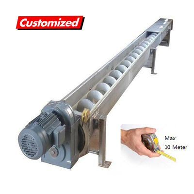 좋은 가격 스테인리스 스틸 열 저항성 곡물 및 화학 운송용 맞춤형 나사 오거 컨베이어 온라인으로