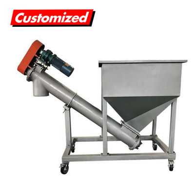 좋은 가격 발전소 및 곡물 운송을 위한 맞춤형 스테인레스 스틸 내열성 스크류 오거 피더 온라인으로