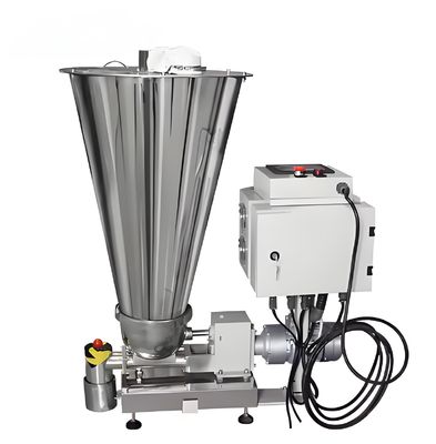 좋은 가격 PLC 제어 트윈 스크루 오거 피더, 심 스크루 채널 및 지속적인 재료 전달을 위한 사용자 정의 가능한 출력 용량 온라인으로