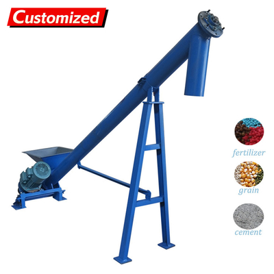 좋은 가격 custom Automatic Cement Powder Inclined Auger Screw Conveyor Feeder  Cement Screw Portable Conveyor for Truck Unloading 온라인으로
