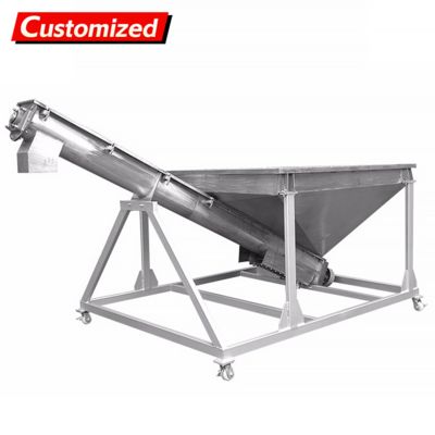 좋은 가격 Custom Design Screw Auger Feeder with Variable Frequency Drive and Deep Screw Structure for Bulk Material Handling 온라인으로