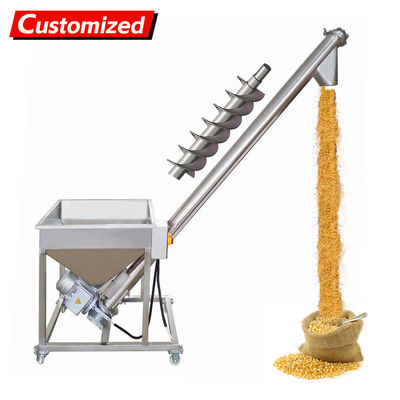 좋은 가격 oem Electric Screw Conveyor Inclined Spiral Auger Screw Conveyor Pipe Auger Feeder Conveyor Powder Particles Loading Machine 1.7m Conveyor Height 온라인으로