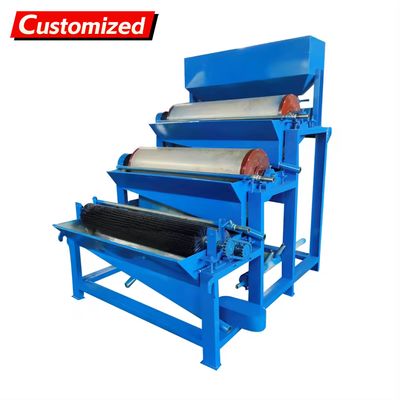 좋은 가격 OEM conveyor belt permanent magnet separator dry magnetic separator drawer-type magnetic separator industrial magnetic separator, suitable for waste recycling, old furniture and appliance recycling 온라인으로
