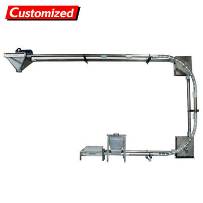좋은 가격 Custom Stainless Steel Tube Chain Conveyor for Stable Transport of Steel Drag Chain Conveyors Explosion-proof and airtight design (Suitable for Powdered Sugar) 온라인으로