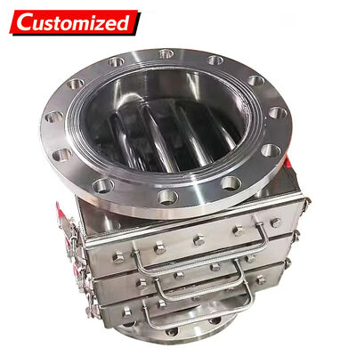 좋은 가격 사용자 지정 강한 마그네티클론 제거 상자 반 자동 드라워 철 제거기 큰 분자 가루 기계적 자기 격자 파이프 필터 자기 분리기 moq 1pcs 온라인으로