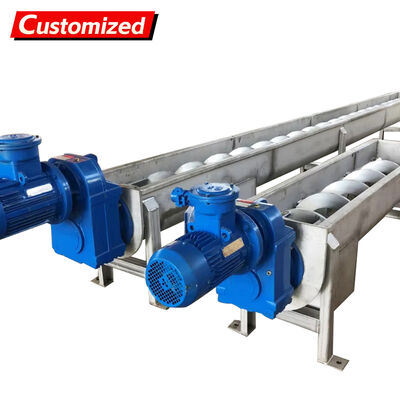 좋은 가격 Customized Screw Conveyor Automatic Shaftless Screw Conveyor Tubular Winch Integrated Sludge Conveying and Filter Pressing Equipment For Transporting Sludge Powder and Granular Raw Materials 온라인으로