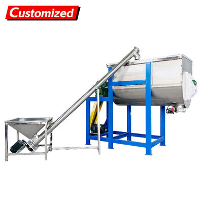 좋은 가격 Custom Screw Conveyor U-Shaped Twin-Screw Mixer with Rotating Blades for Food, Chemical, Pharmaceutical, and Construction Materials Industries 온라인으로