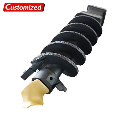 좋은 가격 맞춤형 오거 드릴링 머신 예산 절감형 듀얼 커팅 싱글 플루트 스트레이트 록 오거 로터리 드릴링 오거 록 오거 온라인으로