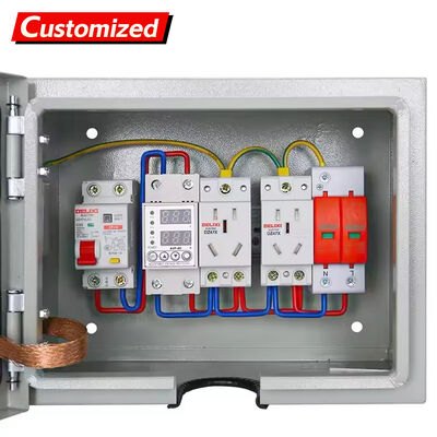 좋은 가격 IP55 방수 배급 상자 220V/380V 명소 전압 및 산업용용 도난 방지 인증 잠금 온라인으로